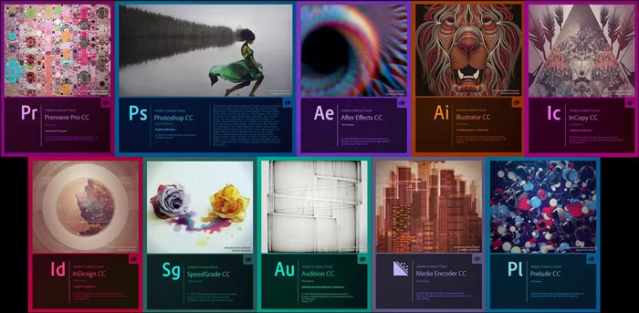 types of adobe software